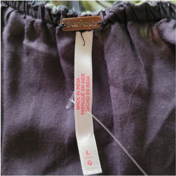 Free People Julianna Misty Maxi Open Back Dress Oversized size L - Picture 11 of 12